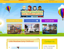 Tablet Screenshot of littlemeadows.org